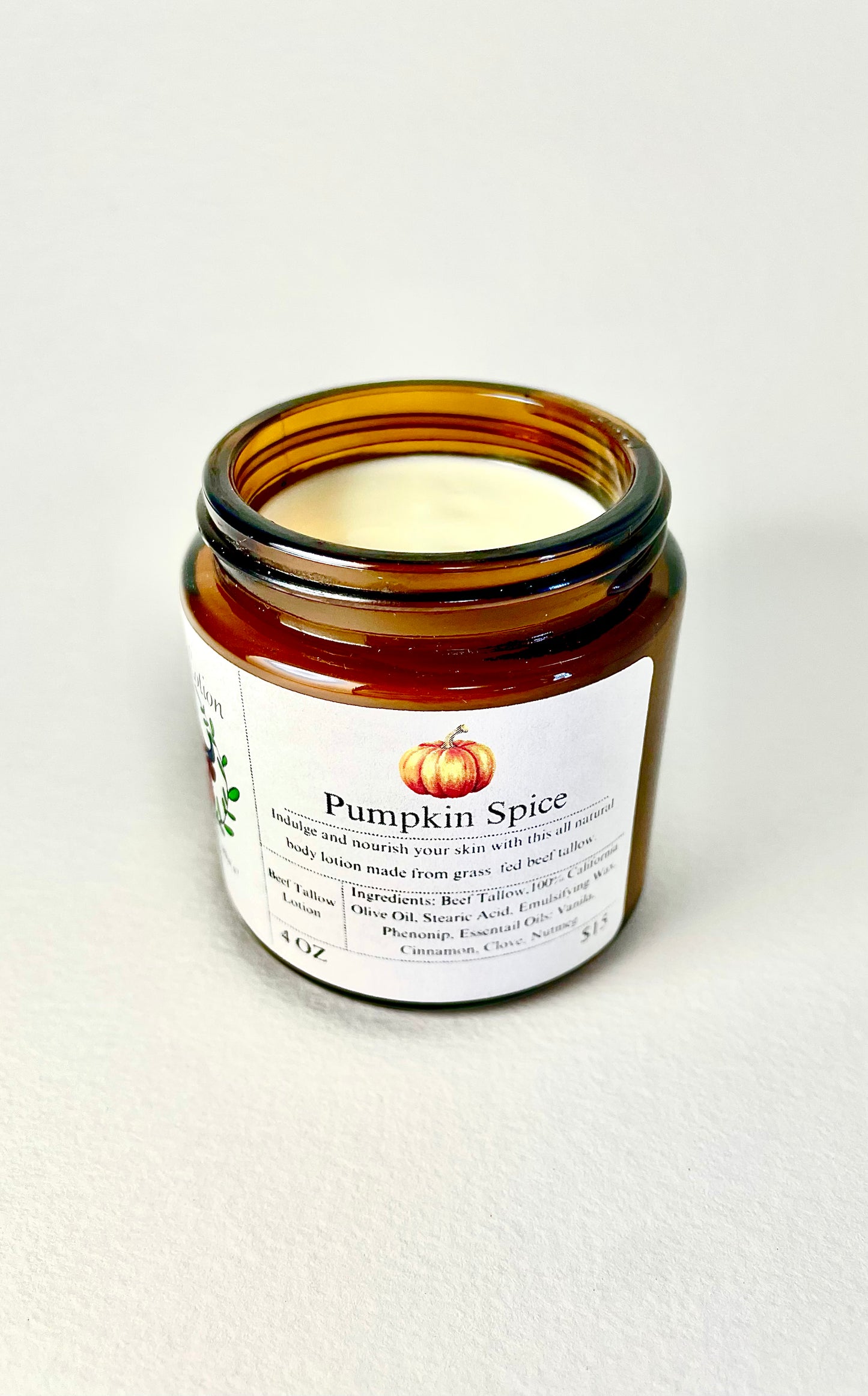 Lydia’s Lotion 4oz Jar - Pumpkin Spice