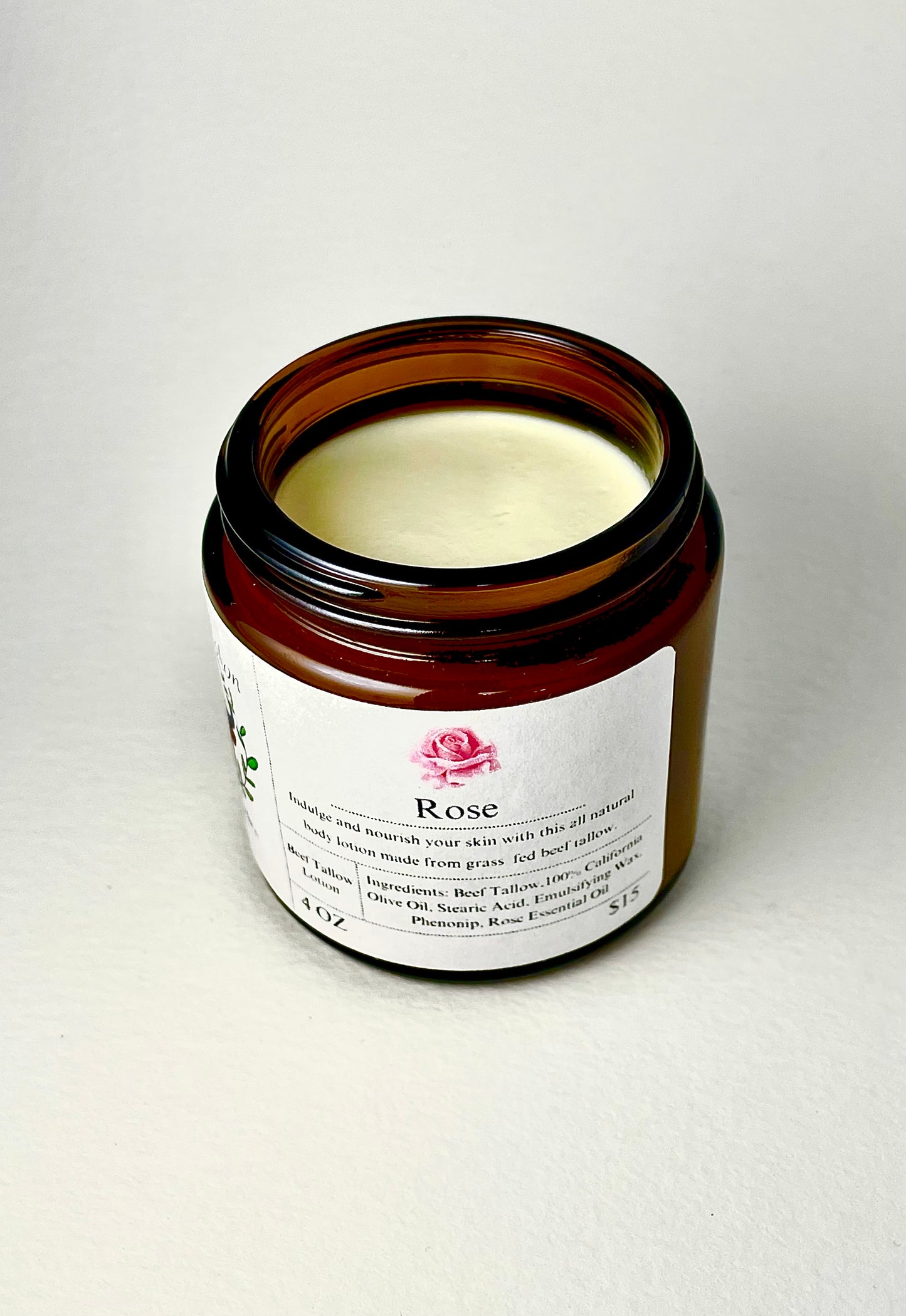 Lydia’s Lotion 4oz Jar - Rose