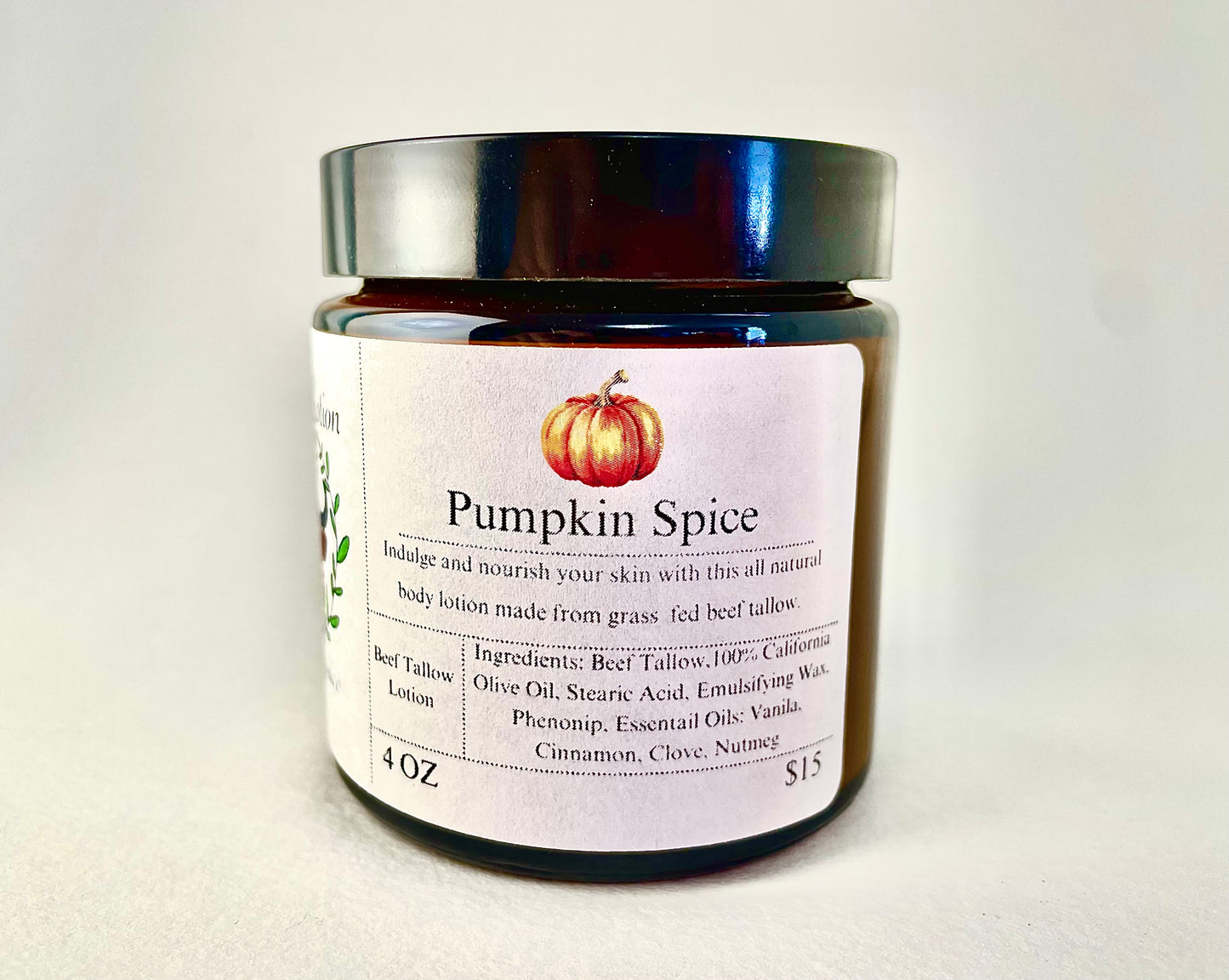 Lydia’s Lotion 4oz Jar - Pumpkin Spice