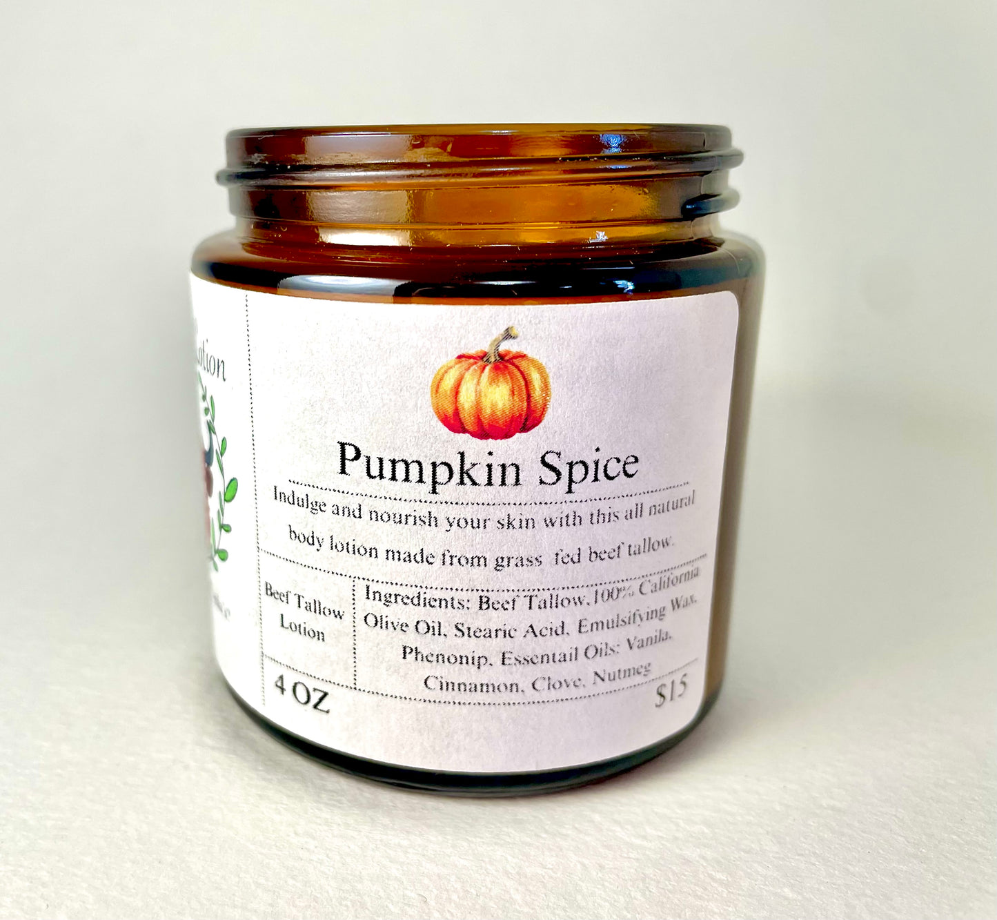 Lydia’s Lotion 4oz Jar - Pumpkin Spice