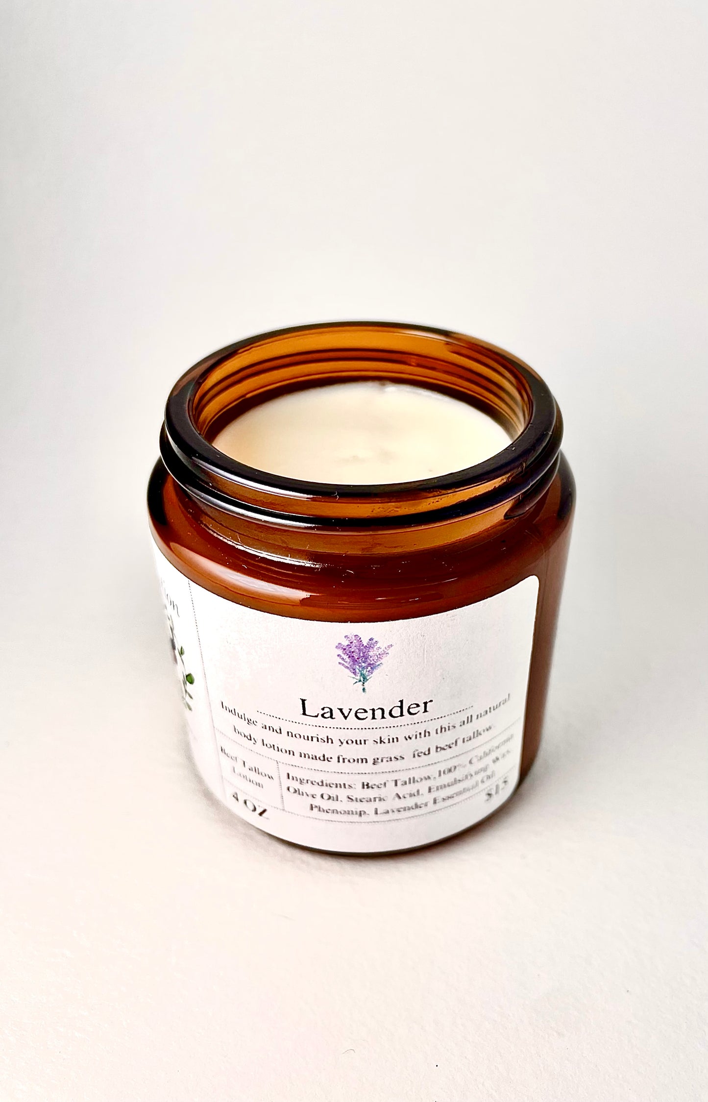 Lydia’s Lotion, 4 oz jar - Lavender