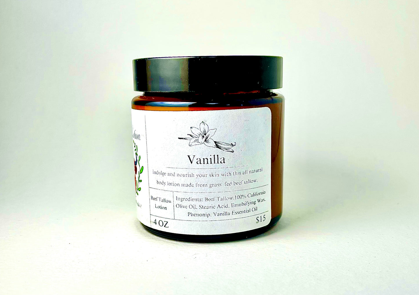 Lydia’s Lotion 4oz Jar - Vanilla