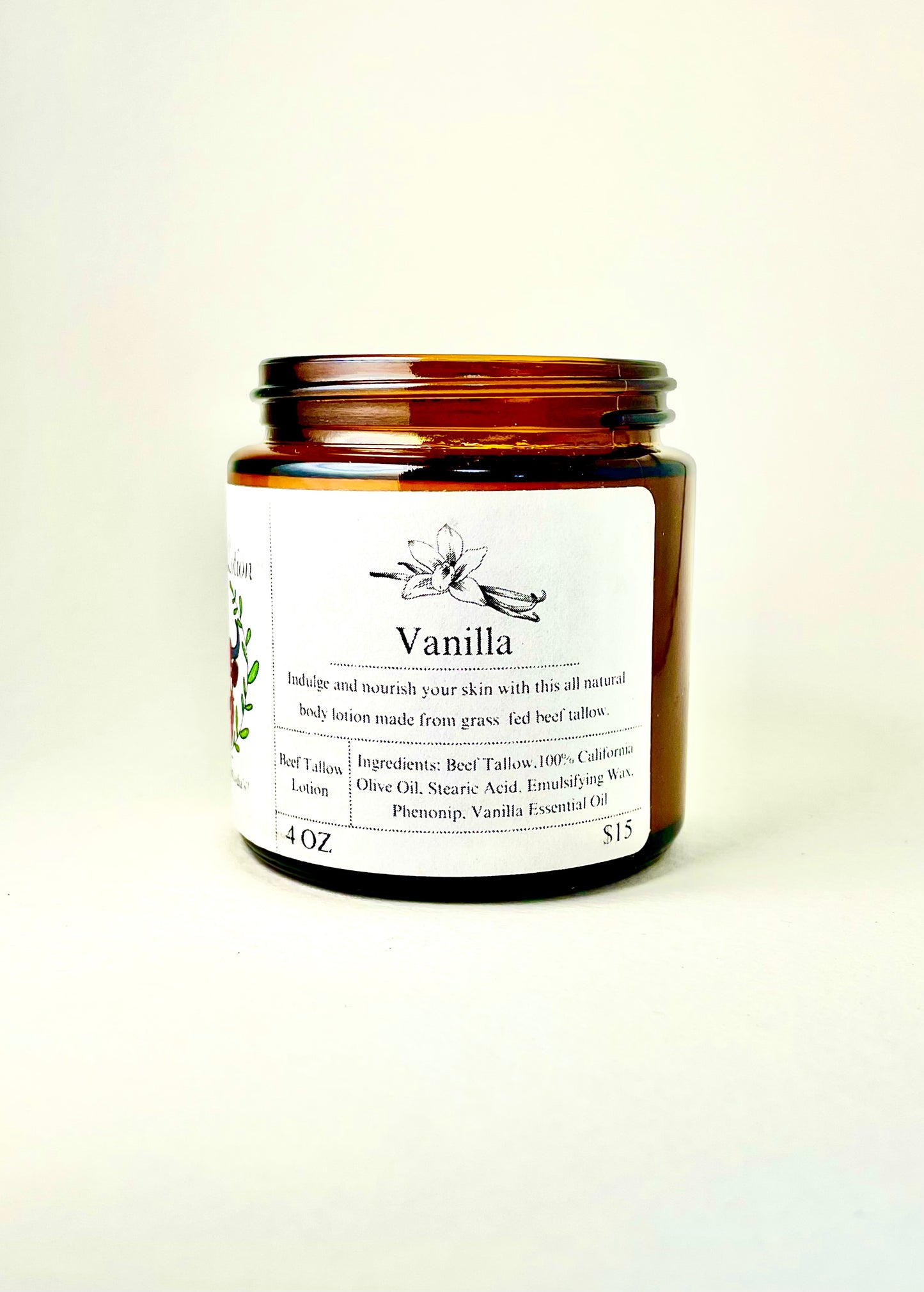 Lydia’s Lotion 4oz Jar - Vanilla